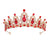 Women's Shiny Crown Alloy Inlay Gem Rhinestones Crown