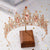 Women's Shiny Crown Alloy Inlay Gem Rhinestones Crown