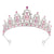 Women's Shiny Crown Alloy Inlay Gem Rhinestones Crown