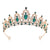 Women's Shiny Crown Alloy Inlay Gem Rhinestones Crown