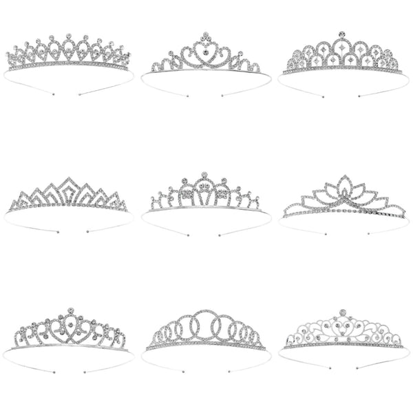 Women's Shiny Crown Rhinestone Inlay Rhinestones Crown