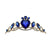 Women's Shiny Heart Shape Alloy Plating Inlay Rhinestones Crown