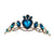 Women's Shiny Heart Shape Alloy Plating Inlay Rhinestones Crown