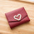 Women's Short Wallet Practical Three-fold Coin Purse Soft-faced Lady Card Bag