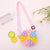 Women's Silica Gel Flower Cute Pastoral Round Zipper Coin Purse