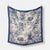 Women's Simple Style Animal Plant Satin Printing Silk Scarf