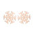 Women's Simple Style Animal Snowflake Stainless Steel No Inlaid Ear Studs Stainless Steel Earrings