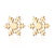 Women's Simple Style Animal Snowflake Stainless Steel No Inlaid Ear Studs Stainless Steel Earrings