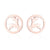 Women's Simple Style Animal Snowflake Stainless Steel No Inlaid Ear Studs Stainless Steel Earrings