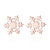 Women's Simple Style Animal Snowflake Stainless Steel No Inlaid Ear Studs Stainless Steel Earrings