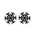 Women's Simple Style Animal Snowflake Stainless Steel No Inlaid Ear Studs Stainless Steel Earrings