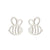 Women's Simple Style Animal Stainless Steel No Inlaid Ear Studs Stainless Steel Earrings