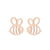 Women's Simple Style Animal Stainless Steel No Inlaid Ear Studs Stainless Steel Earrings