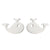 Women's Simple Style Animal Stainless Steel No Inlaid Ear Studs Stainless Steel Earrings