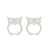 Women's Simple Style Animal Stainless Steel No Inlaid Ear Studs Stainless Steel Earrings