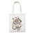 Women's Simple Style Artistic Animal Mushroom Butterfly Shopping Bags