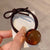 Women's Simple Style Ball Plastic Resin Hair Tie