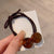 Women's Simple Style Ball Plastic Resin Hair Tie