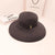 Women's Simple Style Bow Knot Braid Flat Eaves Straw Hat