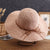 Women's Simple Style Bow Knot Braid Wide Eaves Straw Hat