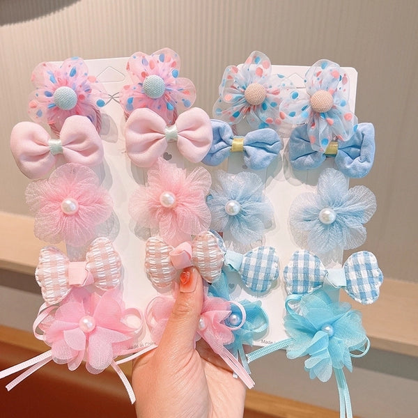 Women's Simple Style Bow Knot Cloth Hair Clip