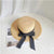 Women's Simple Style Bow Knot Flat Eaves Sun Hat