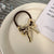 Women's Simple Style Bow Knot Metal Handmade Hair Tie