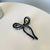 Women's Simple Style Bow Knot Plastic Resin Polishing Hair Claws