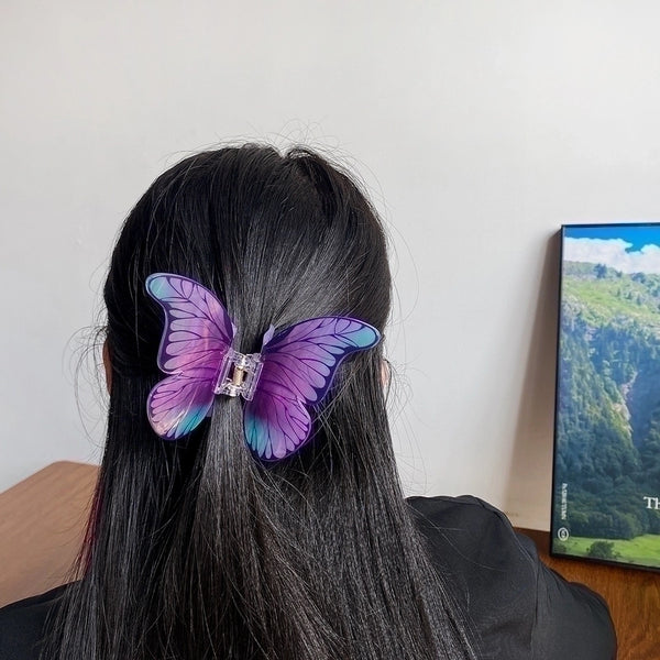 Women's Simple Style Butterfly Arylic Hair Claws