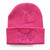 Women's Simple Style Butterfly Embroidery Crimping Wool Cap