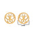 Women's Simple Style Butterfly Stainless Steel No Inlaid Ear Studs Plating Stainless Steel Earrings