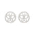 Women's Simple Style Butterfly Stainless Steel No Inlaid Ear Studs Plating Stainless Steel Earrings