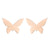 Women's Simple Style Butterfly Stainless Steel No Inlaid Ear Studs Plating Stainless Steel Earrings