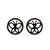 Women's Simple Style Butterfly Stainless Steel No Inlaid Ear Studs Plating Stainless Steel Earrings