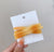 Women's Simple Style C Shape Chili Chicken Wings Alloy Resin Patchwork Hair Clip