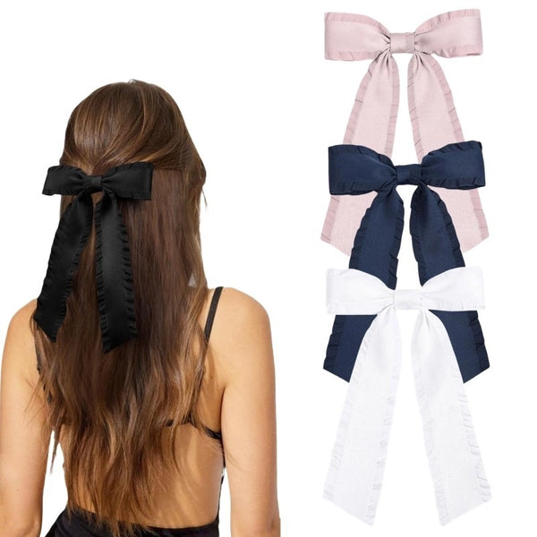 Women's Simple Style Classic Style Bow Knot Alloy Cloth Handmade Hair Clip