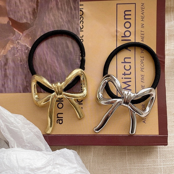 Women's Simple Style Classic Style Bow Knot Alloy Hair Tie