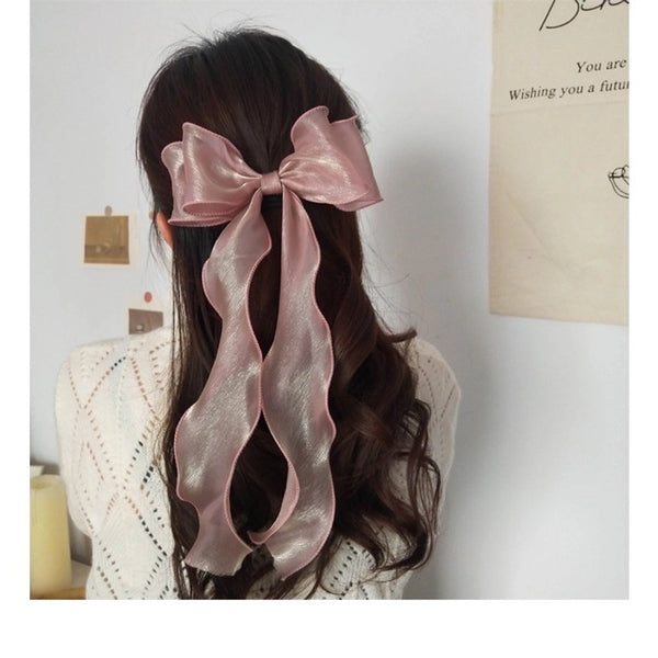 Women's Simple Style Classic Style Bow Knot Cloth Hair Clip