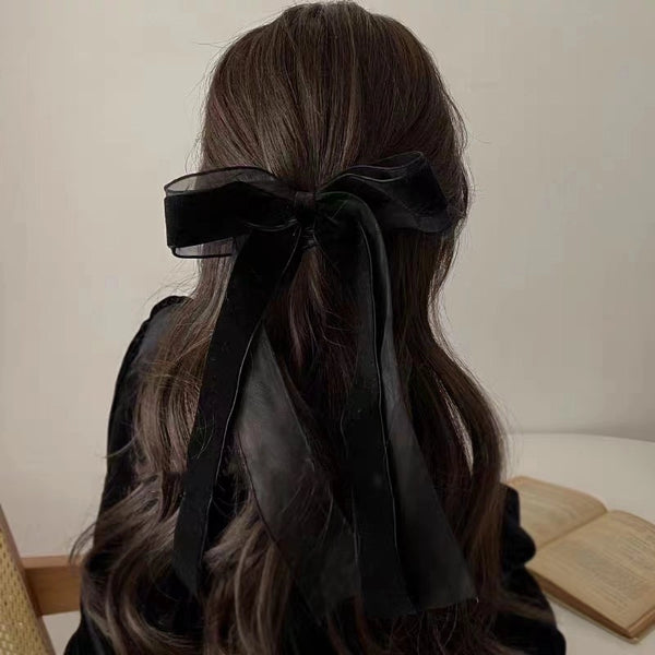 Women's Simple Style Classic Style Bow Knot Cloth Hair Clip