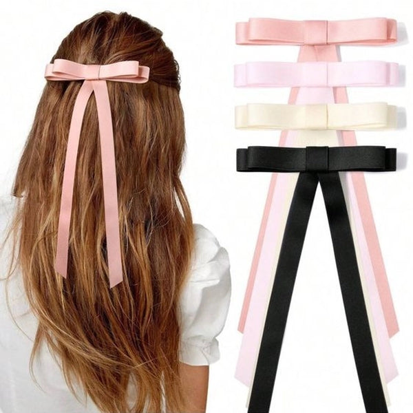 Women's Simple Style Classic Style Bow Knot Cloth Hair Clip