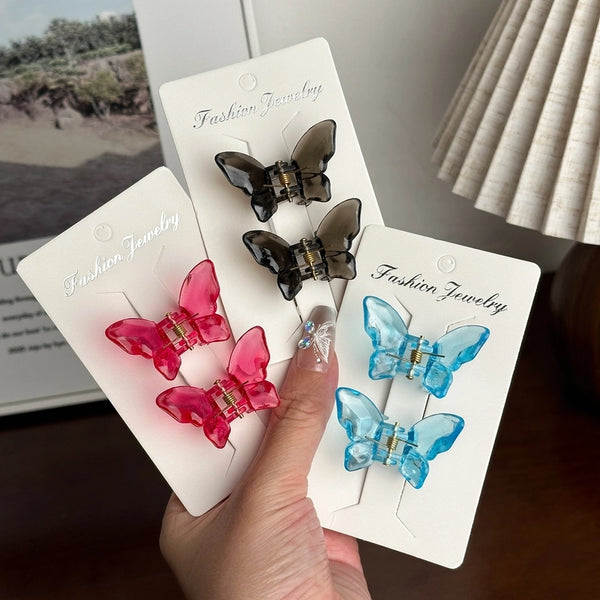 Women's Simple Style Classic Style Butterfly Plastic Resin Hair Claws