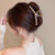 Women's Simple Style Classic Style Color Block Alloy Inlay Crystal Pearl Hair Claws