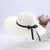 Women's Simple Style Classic Style Color Block Big Eaves Straw Hat