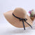 Women's Simple Style Classic Style Color Block Big Eaves Straw Hat