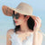 Women's Simple Style Classic Style Color Block Big Eaves Straw Hat