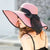 Women's Simple Style Classic Style Color Block Big Eaves Straw Hat