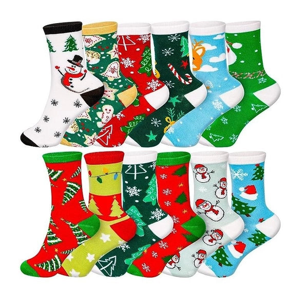 Women's Simple Style Classic Style Color Block Cotton Crew Socks A Pair