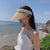 Women's Simple Style Classic Style Color Block Pearl Wide Eaves Sun Hat