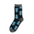 Women's Minimalist Classic Style Commute Color Block Cotton Printing Crew Socks A Pair