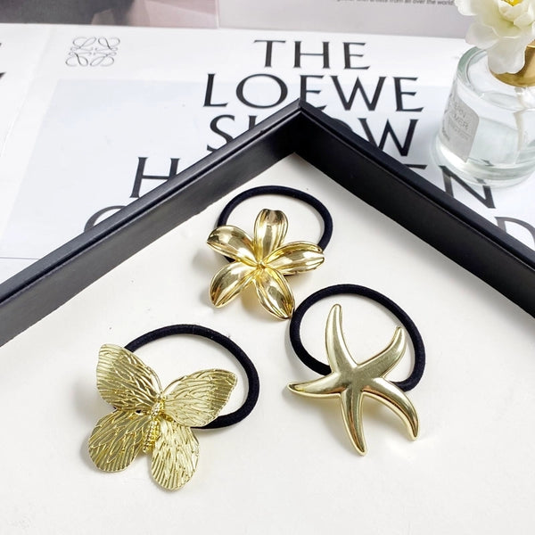 Women's Simple Style Classic Style Commute Flower Butterfly Alloy Hair Tie